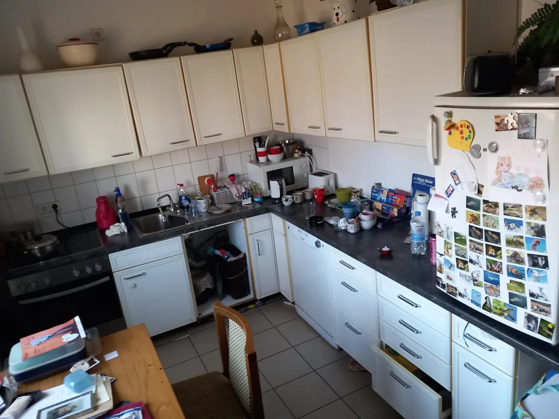 Küche vor der Räumung, Kiel